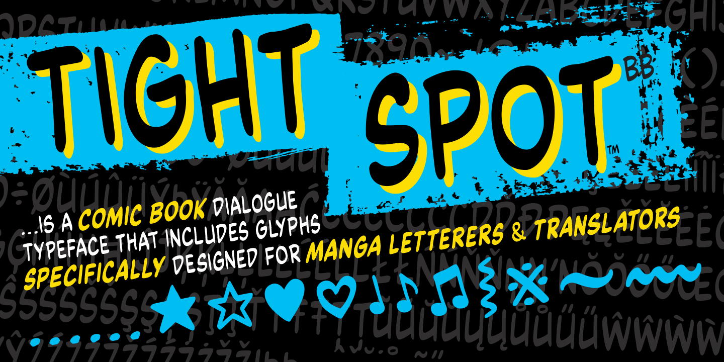 Tight Spot BB Regular Font preview